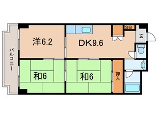 シャンボール樋之池の物件間取画像